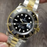 JVS Factory Rolex Sea-Dweller 126603 43mm Half Yellow Gold/904L Black Dial