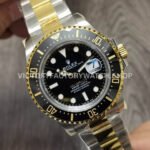 JVS Factory Rolex Sea-Dweller 126603 43mm Half Yellow Gold/904L Black Dial