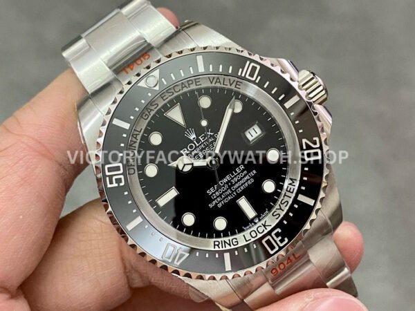 JVS Factory Rolex Sea-Dweller Deepsea 126660 44mm Full 904L Black Dial