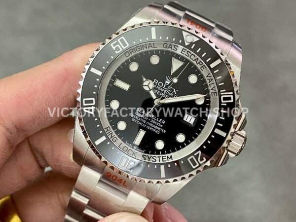 JVS Factory Rolex Sea-Dweller Deepsea 126660 44mm Full 904L Black Dial
