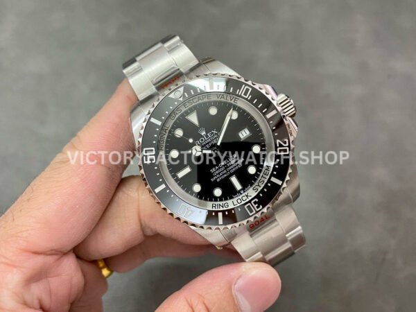 JVS Factory Rolex Sea-Dweller Deepsea 126660 44mm Full 904L Black Dial
