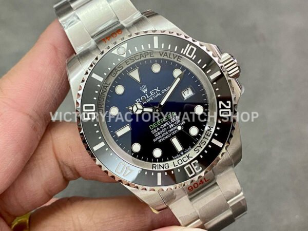 JVS Factory Rolex Sea-Dweller Deepsea 126660 44mm Full 904L Blue Dial