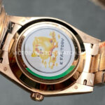 KF Factory Counterweight Rolex Day-Date 228235-0025 40mm Full Rose Gold Roman Numerals Green Dial