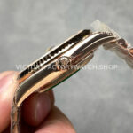 KF Factory Counterweight Rolex Day-Date 228235-0025 40mm Full Rose Gold Roman Numerals Green Dial