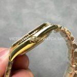 KF Factory Counterweight Rolex Day-Date 228238-0004 40mm Full Yellow Gold Diamond Baguette Black Dial