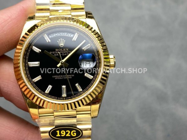 KF Day Date 228238 black diamond dial