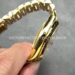 KF Factory Counterweight Rolex Day-Date 228238-0006 40mm Full Yellow Gold Roman Numerals Champagne Dial