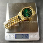 KF Factory Counterweight Rolex Day-Date 228238-0061 40mm Full Yellow Gold ( (3) KF Factory Counterweight Rolex Day-Date 228238-0061 40mm Full Yellow Gold Roman Numerals Slate Ombré Green Dial