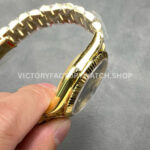 KF Factory Counterweight Rolex Day-Date 228238-0061 40mm Full Yellow Gold ( (4) KF Factory Counterweight Rolex Day-Date 228238-0061 40mm Full Yellow Gold Roman Numerals Slate Ombré Green Dial