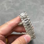 KF Factory Counterweight Rolex Day-Date 228239-0076 40mm Full White Gold Roman Numerals Slate Ombré Blue Dial