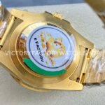 KF Factory Rolex GMT-Master II 116718LN 40mm Full Yellow Gold Green Dial
