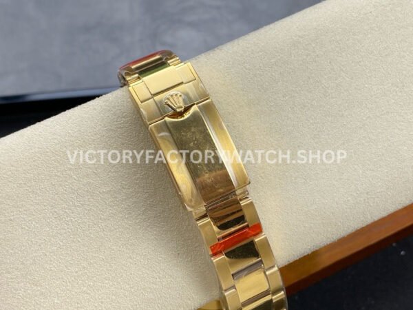 KF Factory Rolex GMT-Master II 116718LN 40mm Full Yellow Gold Black Dial