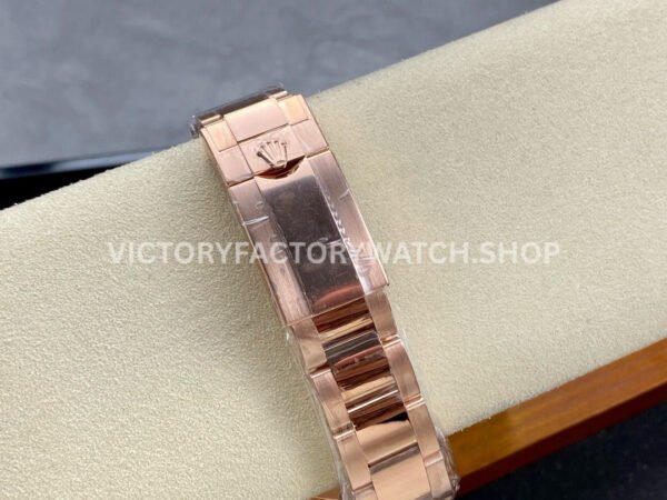 KF Factory Rolex GMT-Master II 126715CHNR 40mm Full Rose Gold Black Dial