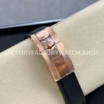 KF Factory Rolex Yacht-Master 116695SATS 40mm Rose Gold Diamond Bezel Oysterflex Black Dial