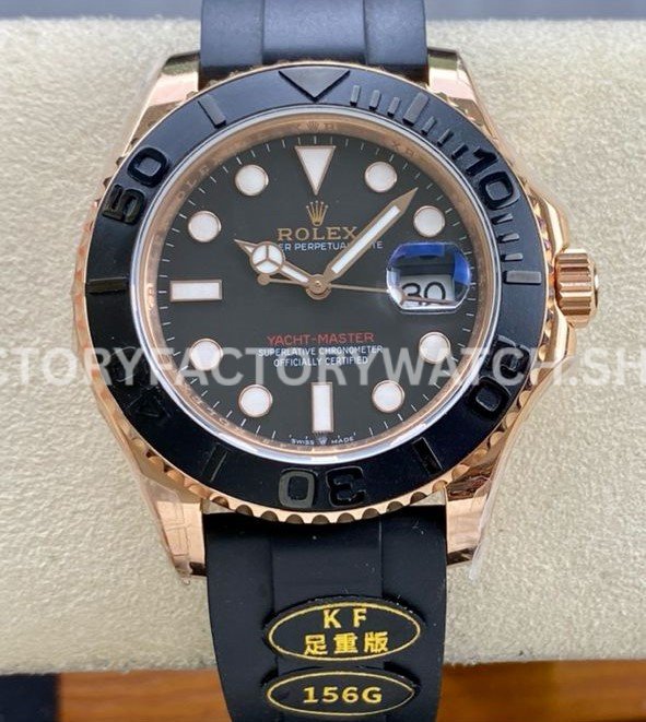 KF Yacht Master 126655 rose gold oysterflex