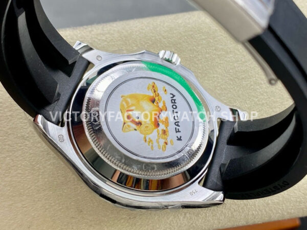 KF Factory Rolex Yacht-Master 126679SABR 40mm White Gold Oysterflex Black Dial (7) KF Factory Rolex Yacht-Master 126679SABR 40mm White Gold Oysterflex Black Dial