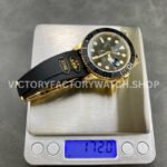 KF Factory Rolex Yacht-Master 226658 42mm Yellow Gold Oysterflex Black Dial
