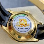 KF Factory Rolex Yacht-Master 226658 42mm Yellow Gold Oysterflex Black Dial