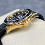 KF Factory Rolex Yacht-Master 226658 42mm Yellow Gold Oysterflex Black Dial