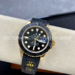 KF Factory Rolex Yacht-Master 226658 42mm Yellow Gold Oysterflex Black Dial