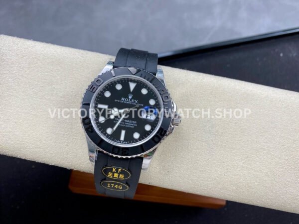 KF Factory Rolex Yacht-Master 226659 42mm White Gold Oysterflex Black Dial (4) KF Factory Rolex Yacht-Master 226659 42mm White Gold Oysterflex Black Dial