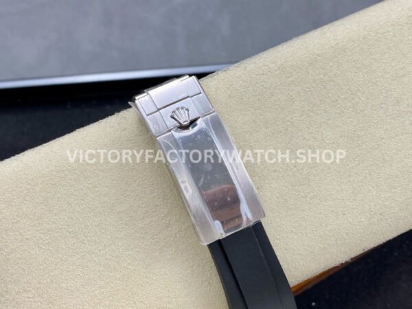 KF Factory Rolex Yacht-Master 226659 42mm White Gold Oysterflex Black Dial (7) KF Factory Rolex Yacht-Master 226659 42mm White Gold Oysterflex Black Dial