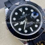 KF Factory Rolex Yacht-Master 226659 42mm White Gold Oysterflex Black Dial (8) KF Factory Rolex Yacht-Master 226659 42mm White Gold Oysterflex Black Dial