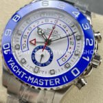 KF Factory Rolex Yacht-Master II 116680-0002 44mm Full Steel Strap White Dial