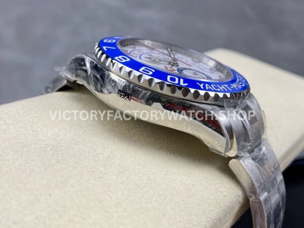 KF Factory Rolex Yacht-Master II 116680-0002 44mm Full Steel Strap White Dial