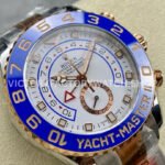 KF Factory Rolex Yacht-Master II 116681-78211 44mm Half Rose Gold White Dial