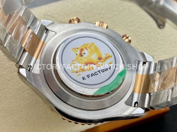 KF Factory Rolex Yacht-Master II 116681-78211 44mm Half Rose Gold White Dial