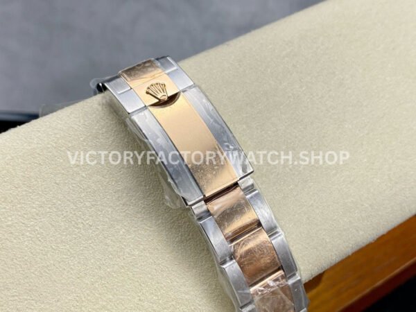 KF Factory Rolex Yacht-Master II 116681-78211 44mm Half Rose Gold White Dial