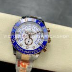 KF Factory Rolex Yacht-Master II 116681-78211 44mm Half Rose Gold White Dial