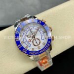 KF Factory Rolex Yacht-Master II 116681-78211 44mm Half Rose Gold White Dial