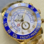 KF Factory Rolex Yacht-Master II 116689 44mm Full White Gold White Dial