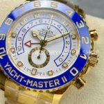 KF Factory Rolex Yacht-Master II 116689 44mm Full White Gold White Dial