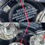 N+ Factory Counterweight Rolex Daytona 116599RBOW 40mm White Gold Oysterflex Rainbow Bezel Diamond Black Dial