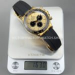 N+ Factory Counterweight Rolex Daytona 126518LN-0012 Yellow Gold Oysterflex Champagne Dial (4) N+ Daytona champagne dial