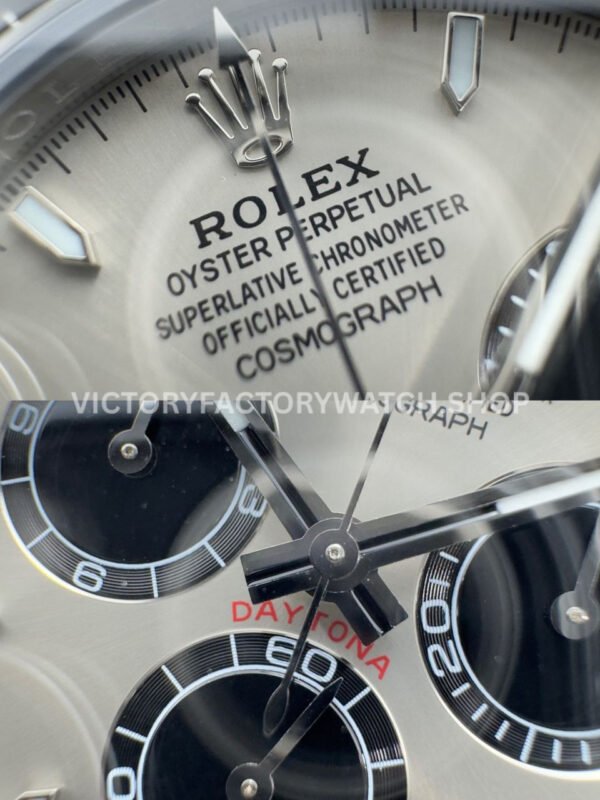 N+ Factory Counterweight Rolex Daytona 126519LN-0006 40mm White Gold Oysterflex Black Eye Grey Dial