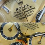 N+ Factory Counterweight Rolex Daytona 126538TBR-0004 40mm Yellow Gold Oysterflex Diamond Bezel Gold Dial