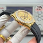 N+ Factory Counterweight Rolex Daytona 126538TBR-0004 40mm Yellow Gold Oysterflex Diamond Bezel Gold Dial