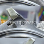 N+ Factory Counterweight Rolex Daytona Eye of the Tiger 116589TBR 40mm White Gold Oysterflex Diamond Bezel Diamond Grey Dial