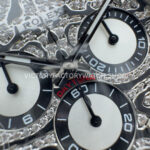 N+ Factory Counterweight Rolex Daytona Eye of the Tiger 116589TBR 40mm White Gold Oysterflex Diamond Bezel Diamond Grey Dial