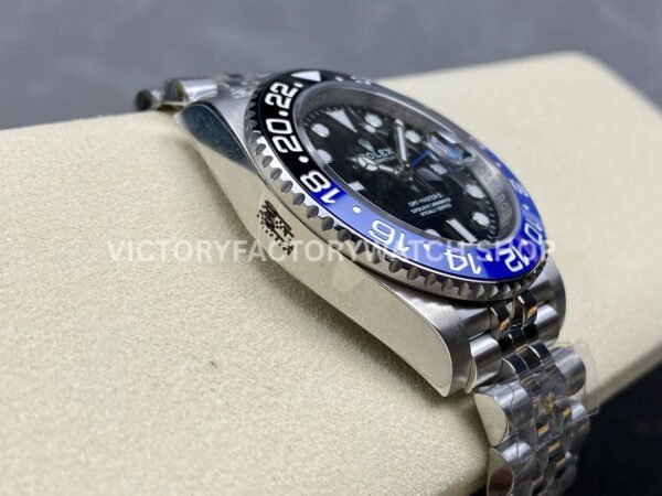 OW Factory Rolex Batgirl GMT-Master II 126710BLNR-0002 40mm Full Steel Black Dial Jubilee