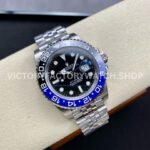 OW Factory Rolex Batgirl GMT-Master II 126710BLNR-0002 40mm Full Steel Black Dial Jubilee