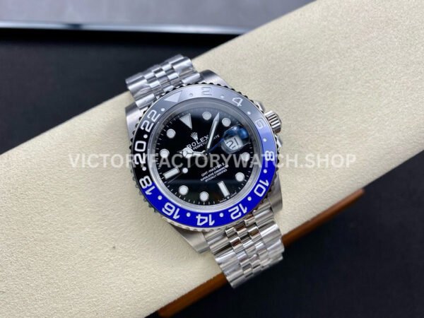 OW Factory Rolex Batgirl GMT-Master II 126710BLNR-0002 40mm Full Steel Black Dial Jubilee