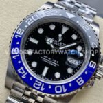 OW Factory Rolex Batgirl GMT-Master II 126710BLNR-0002 40mm Full Steel Black Dial Jubilee