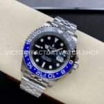 OW Factory Rolex Batgirl GMT-Master II 126710BLNR-0002 40mm Full Steel Black Dial Jubilee