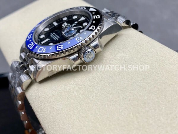 OW Factory Rolex Batgirl GMT-Master II 126710BLNR-0002 40mm Full Steel Black Dial Jubilee