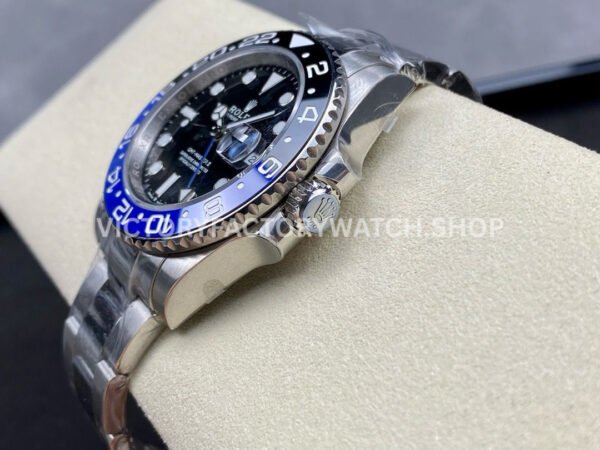OW Factory Rolex Batman GMT-Master II 126710BLNR-0003 40mm Full Steel Black Dial